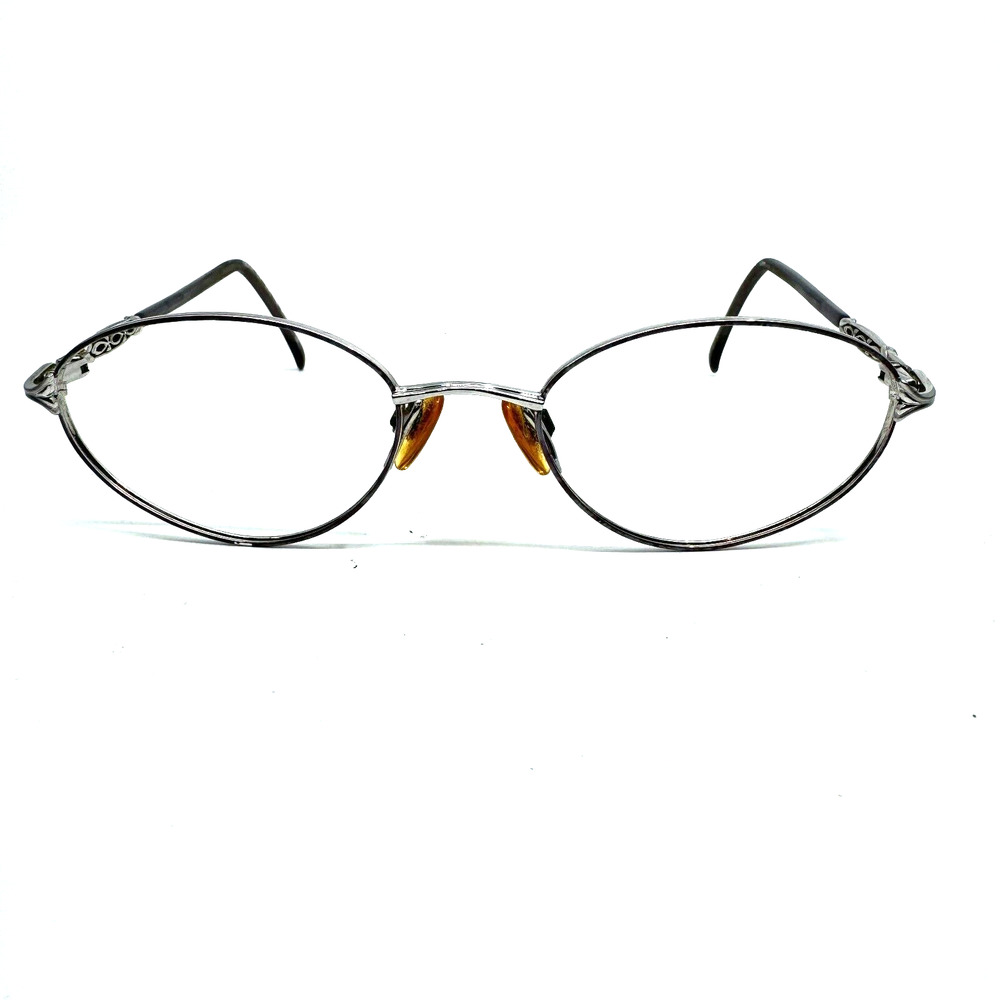 Jessica McClintock Eyeglasses Frames JMC 116 BLUE Grey Oval Full Rim H9749
